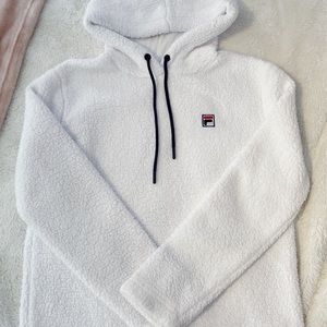 Fila Sherpa sweatshirt white